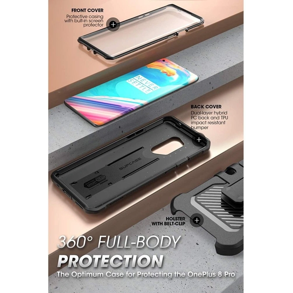 Hurtownia GSM - Etui Supcase Unicorn Beetle Pro OnePlus 8 Pro černé - SPC117BLK - {ean13} - Hurt