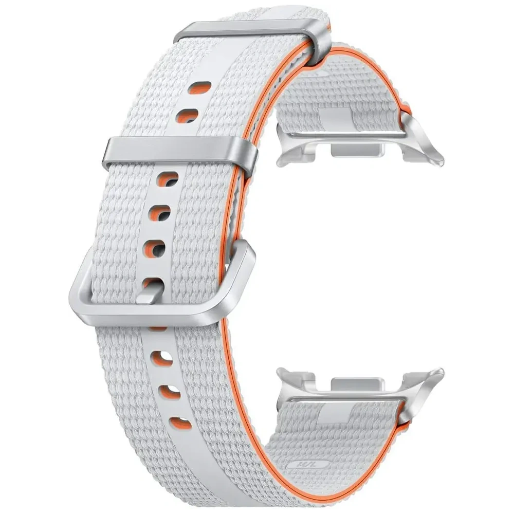 Pasek Samsung Athleisure do Galaxy Watch8 / Watch8 Classic (M/L) biały