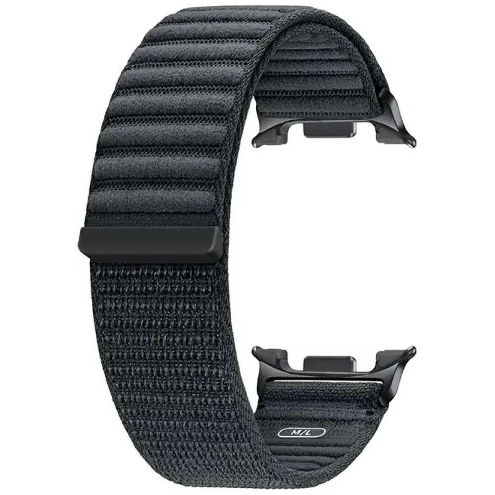 Pasek Samsung Fabric do Galaxy Watch8 / Watch8 Classic (M/L) ciemno szary