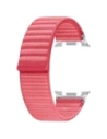 Pasek Samsung Fabric do Galaxy Watch8 / Watch8 Classic (M/L) coralred