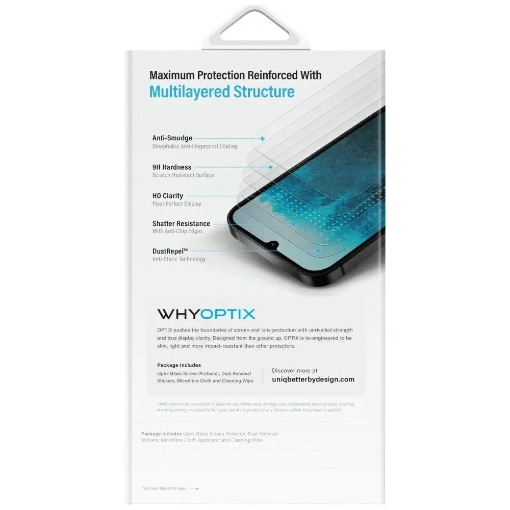 Szkło hartowane prywatyzujące UNIQ Optix Privacy do Samsung Galaxy Z Flip7