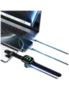 Kabel USAMS Huan Series SJ754 3w1 72W USB-C / USB-C 60W, USB-C 12W + ładowarka do zegarka 2.5W tarnish
