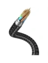 Kabel USAMS Huan Series SJ754 3w1 72W USB-C / USB-C 60W, USB-C 12W + ładowarka do zegarka 2.5W tarnish