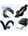 Kabel USAMS KY Series US-SJ693 3A USB-A / USB-C 2m biały