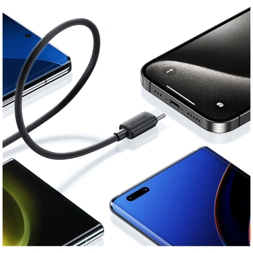 Kabel USAMS KY Series US-SJ701 60W USB-C / USB-C 3m czarny