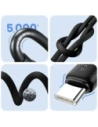 Kabel USAMS KY Series US-SJ701 60W USB-C / USB-C 3m czarny