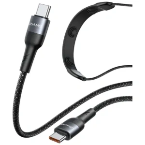 Kabel USAMS SJ759 U89 100W Fast Charging z masażerem czarny