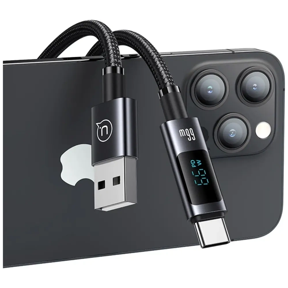 Kabel USAMS Sufeng Series US-SJ673 66W 6A Fast Charging USB-C do USB-A 1.2m tarnish