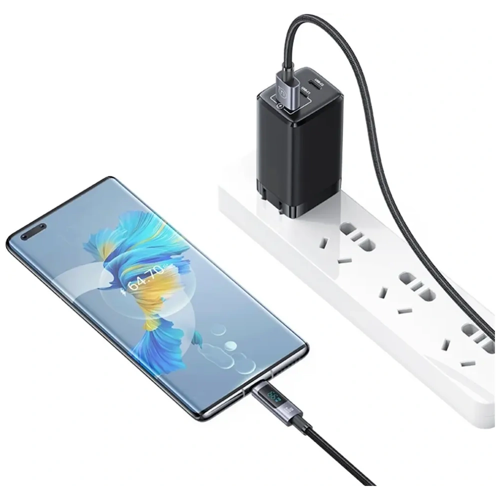 Kabel USAMS Sufeng Series US-SJ673 66W 6A Fast Charging USB-C do USB-A 1.2m tarnish