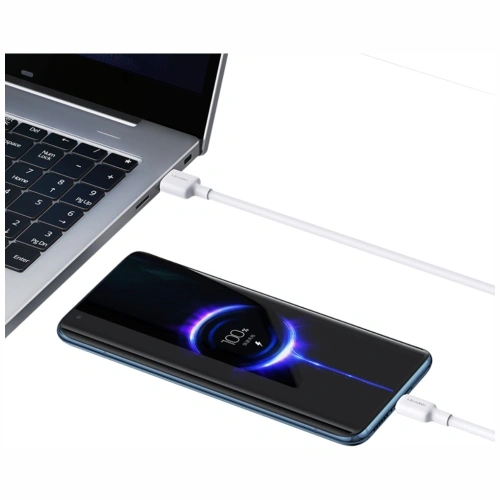 Kabel USAMS US-SJ603 U84 3A USB-C / USB-A 3m biały