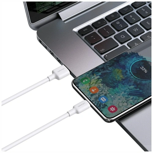 Kabel USAMS US-SJ603 U84 3A USB-C / USB-A 3m biały