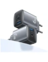 Ładowarka sieciowa USAMS CC290 T66 45W GaN USB-A, USB-C srebrny
