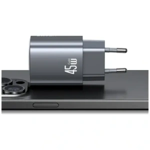 Ładowarka sieciowa USAMS CC290 T66 45W GaN USB-A, USB-C tarnish