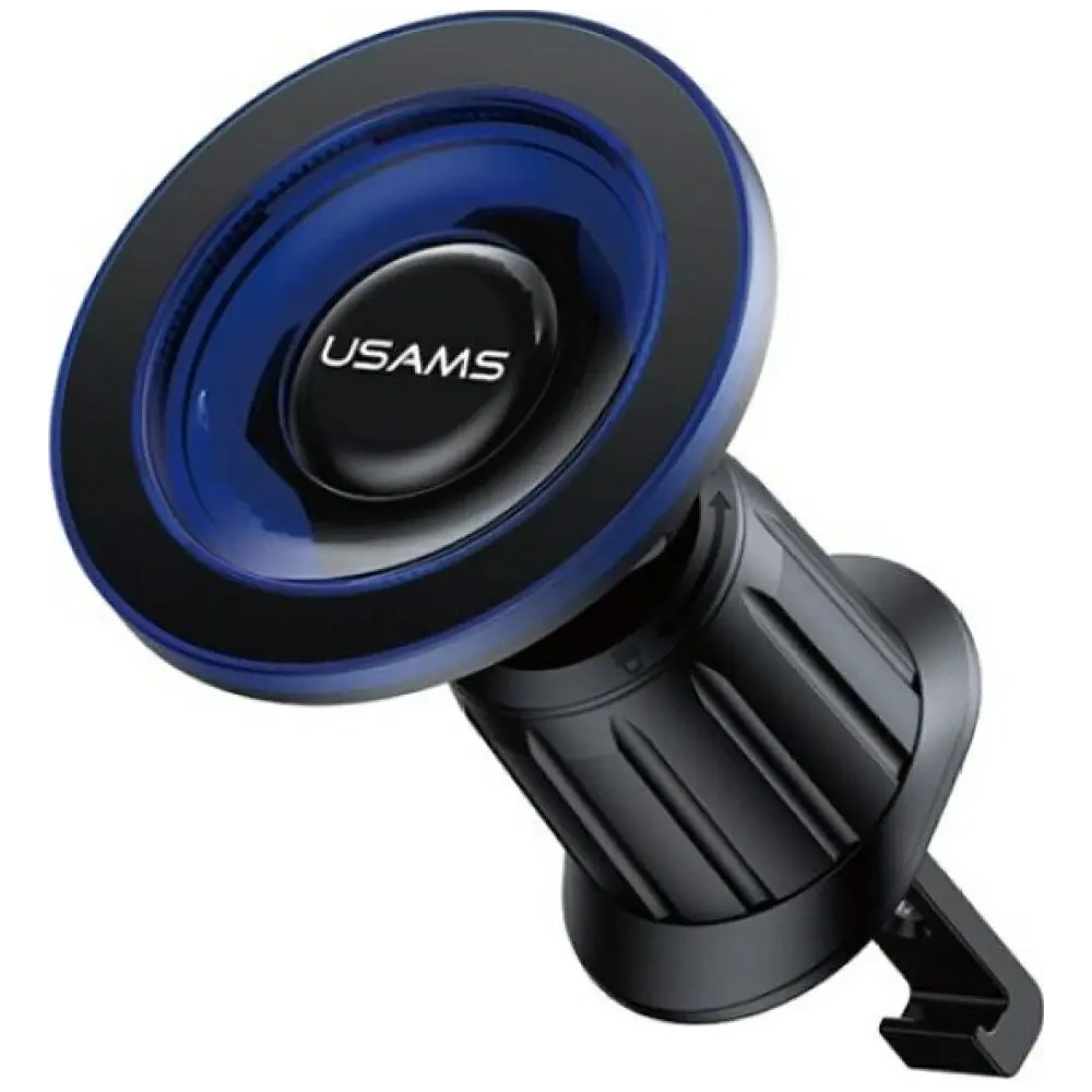 Uchwyt samochodowy do kratki USAMS ZJ081 MagSafe niebieski