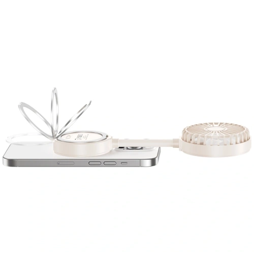 Wiatrak ręczny USAMS LiFE LU02 biały