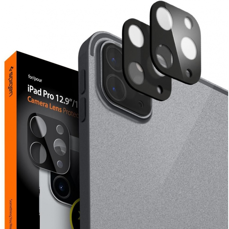 Hurtownia Spigen - 8809710750456 - SPN1184 - Szkło hartowane Spigen Glass FC Camera Apple iPad Pro 11 2020 (2. generacji) /12.9 2020 (4. generacji) Black [2 PACK] - B2B homescreen