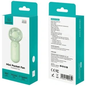 Wiatrak ręczny USAMS Mini Pocket ZB354 biały