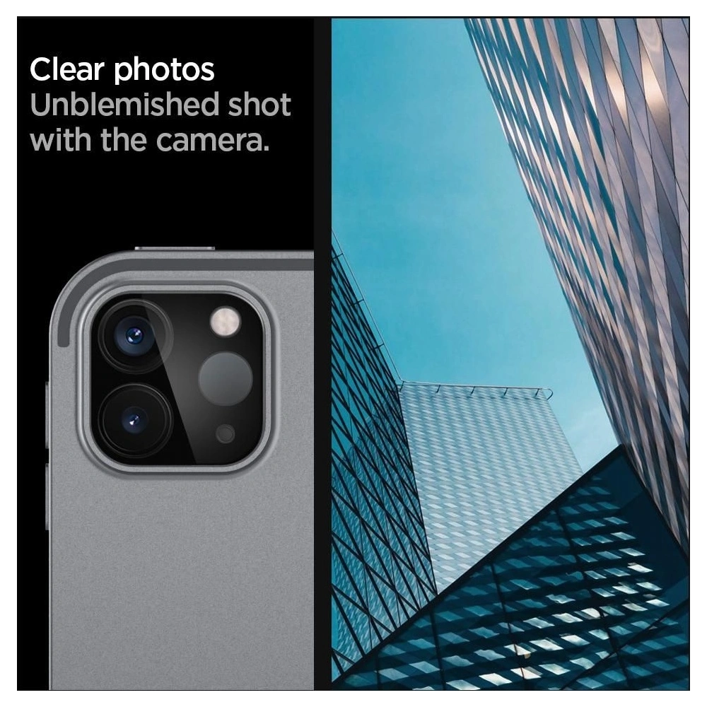 Hurtownia GSM - Tvrzené sklo Spigen Glass FC Camera Apple iPad Pro 11 2020 (2. generace) /12.9 2020 (4. generace) Černé [2 PACK] - SPN1184 - {ean13} - Hurt