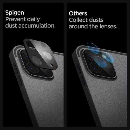 Szkło hartowane Spigen Glass FC Camera Apple iPad Pro 11 2020 (2. generacji) /12.9 2020 (4. generacji) Black [2 PACK]