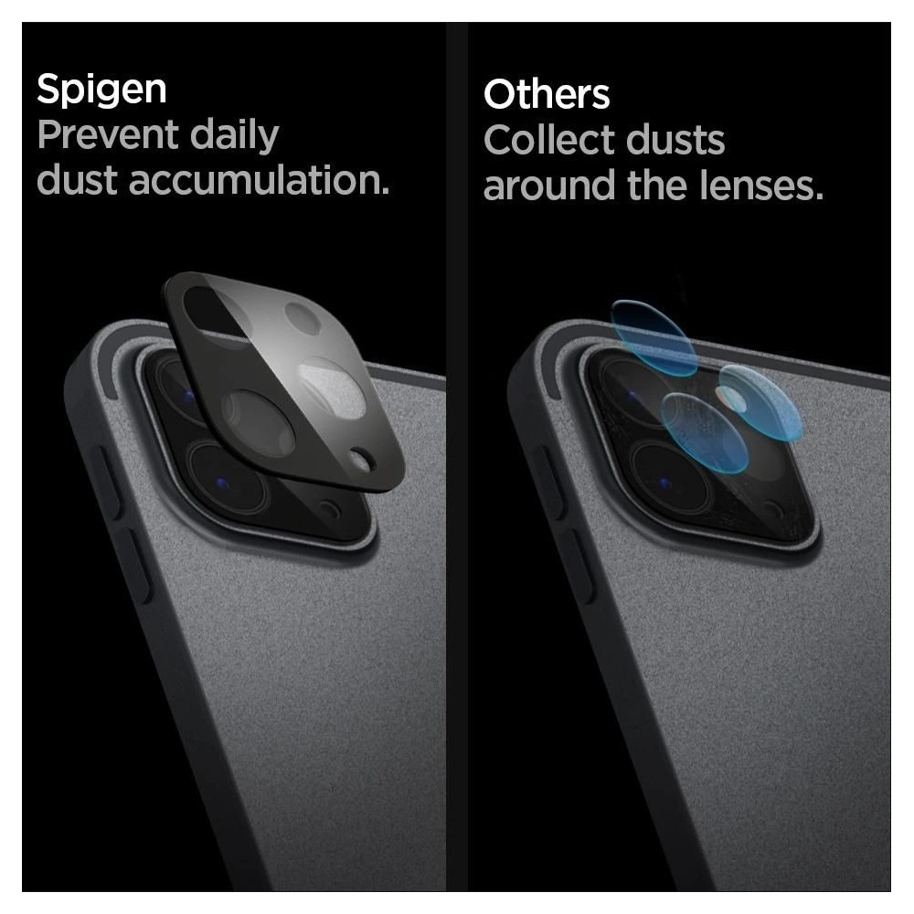 Hurtownia GSM - Tvrzené sklo Spigen Glass FC Camera Apple iPad Pro 11 2020 (2. generace) /12.9 2020 (4. generace) Černé [2 PACK] - SPN1184 - {ean13} - Hurt