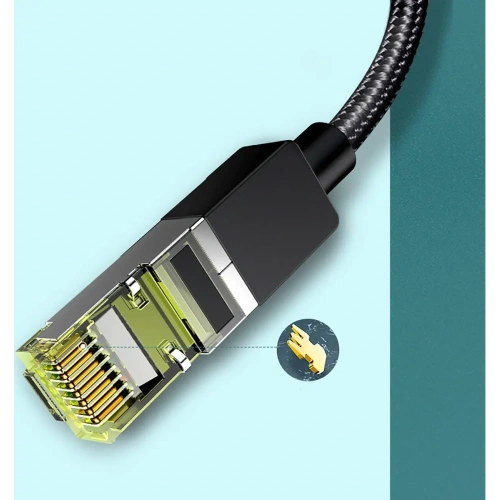Kabel UGREEN NW150 30791 Ethernet RJ45 Cat 7 10Gbps 10m czarny