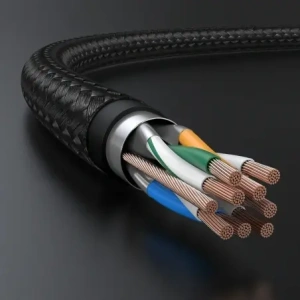 Kabel UGREEN NW150 30791 Ethernet RJ45 Cat 7 10Gbps 10m czarny