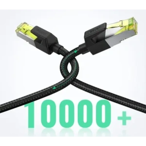 Kabel UGREEN NW150 30791 Ethernet RJ45 Cat 7 10Gbps 10m czarny