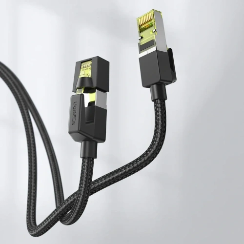 Kabel UGREEN NW150 30791 Ethernet RJ45 Cat 7 10Gbps 10m czarny