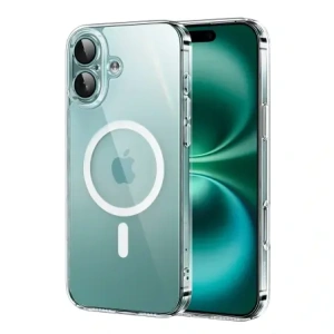 Etui UGREEN Classy Clear Magnetic do Apple iPhone 16 Plus przezroczyste