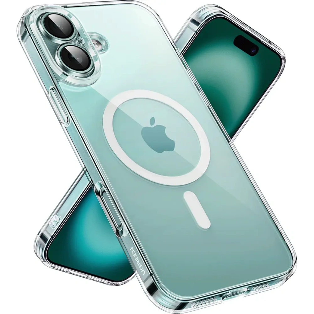 Etui UGREEN Classy Clear Magnetic do Apple iPhone 16 Plus przezroczyste