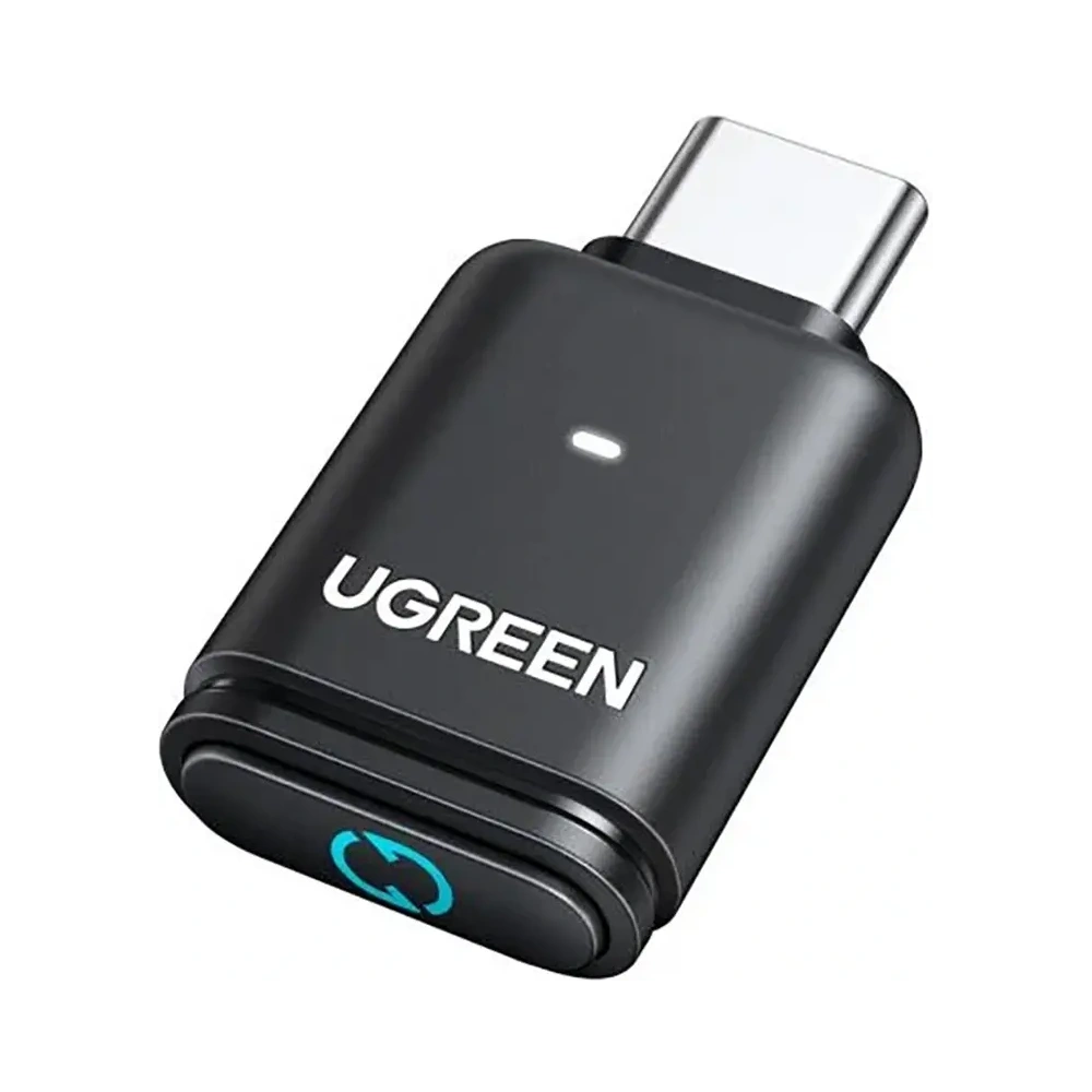 Adapter audio UGREEN BT501 USB-C Bluetooth 5.3 z aptX transmiter czarny