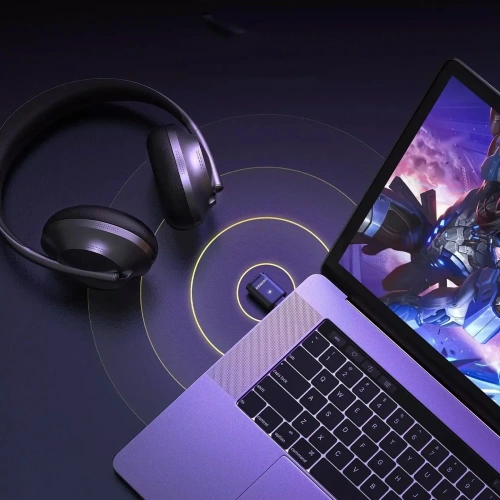 Adapter audio UGREEN BT501 USB-C Bluetooth 5.3 z aptX transmiter czarny