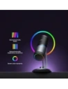 Mikrofon na biurko UGREEN CM769 USB-A RGB LED srebrny