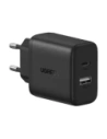 Ładowarka sieciowa UGREEN X227 20W GaN USB-A, USB-C czarna