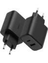 Ładowarka sieciowa UGREEN X227 20W GaN USB-A, USB-C czarna