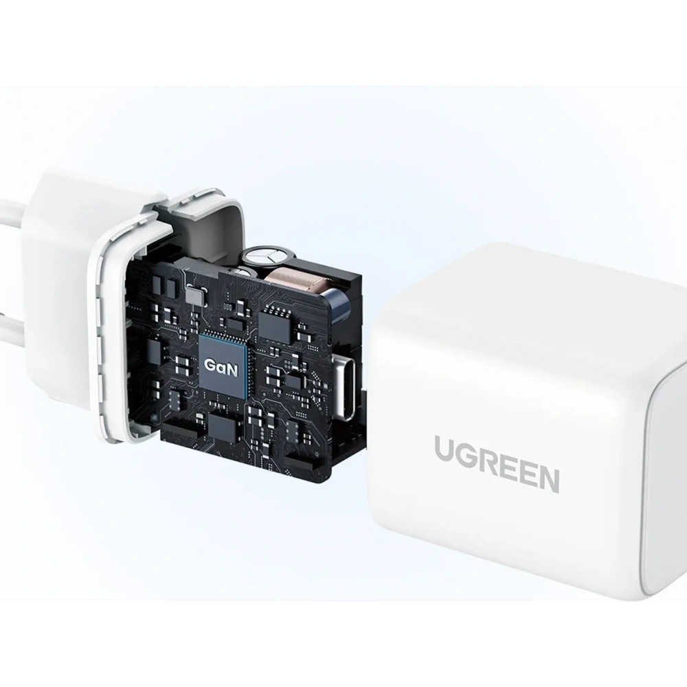 Ładowarka sieciowa UGREEN X513 30W GaN USB-C biała