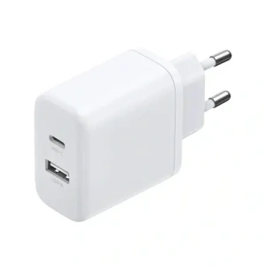 Ładowarka sieciowa UGREEN X227 20W GaN USB-A, USB-C biała
