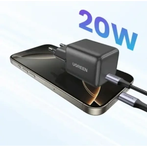 Ładowarka sieciowa UGREEN X512 20W GaN USB-C szara