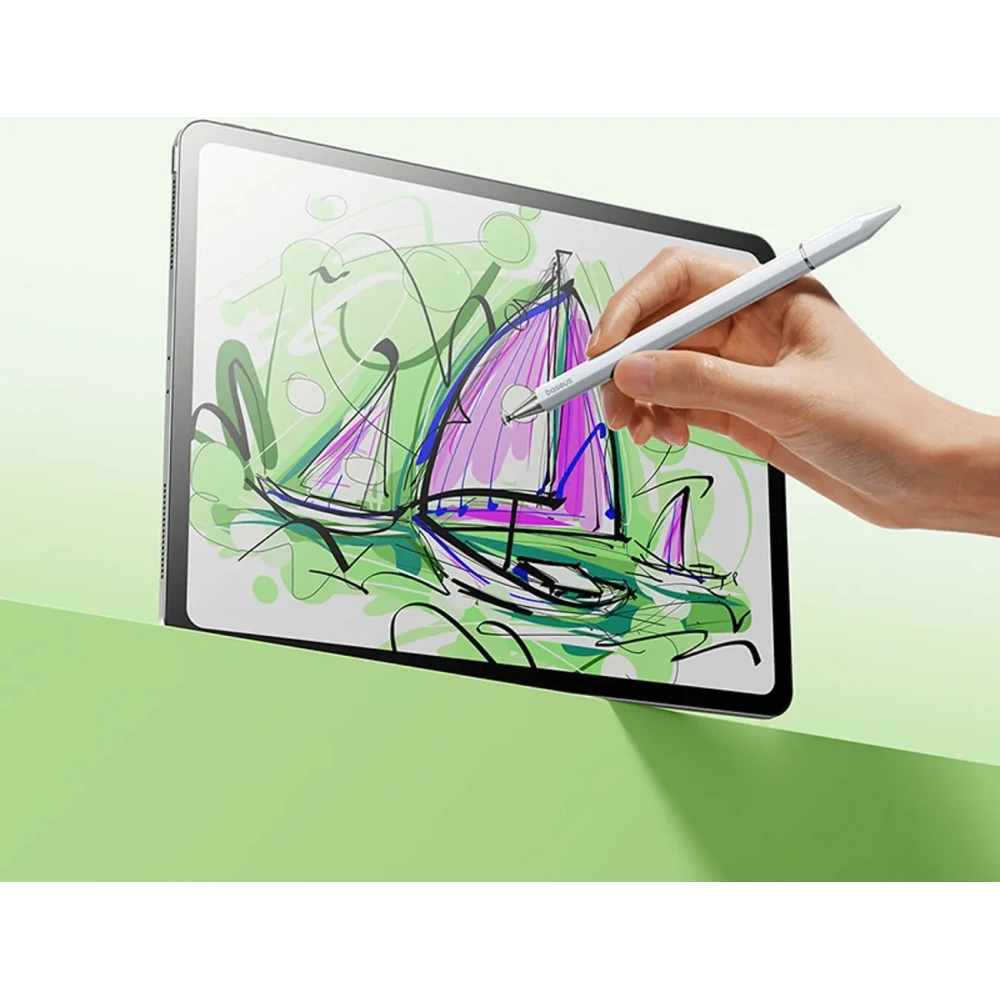 Rysik Baseus Smooth Writing III 3w1 stylus pasywny wersja magnetyczna biały