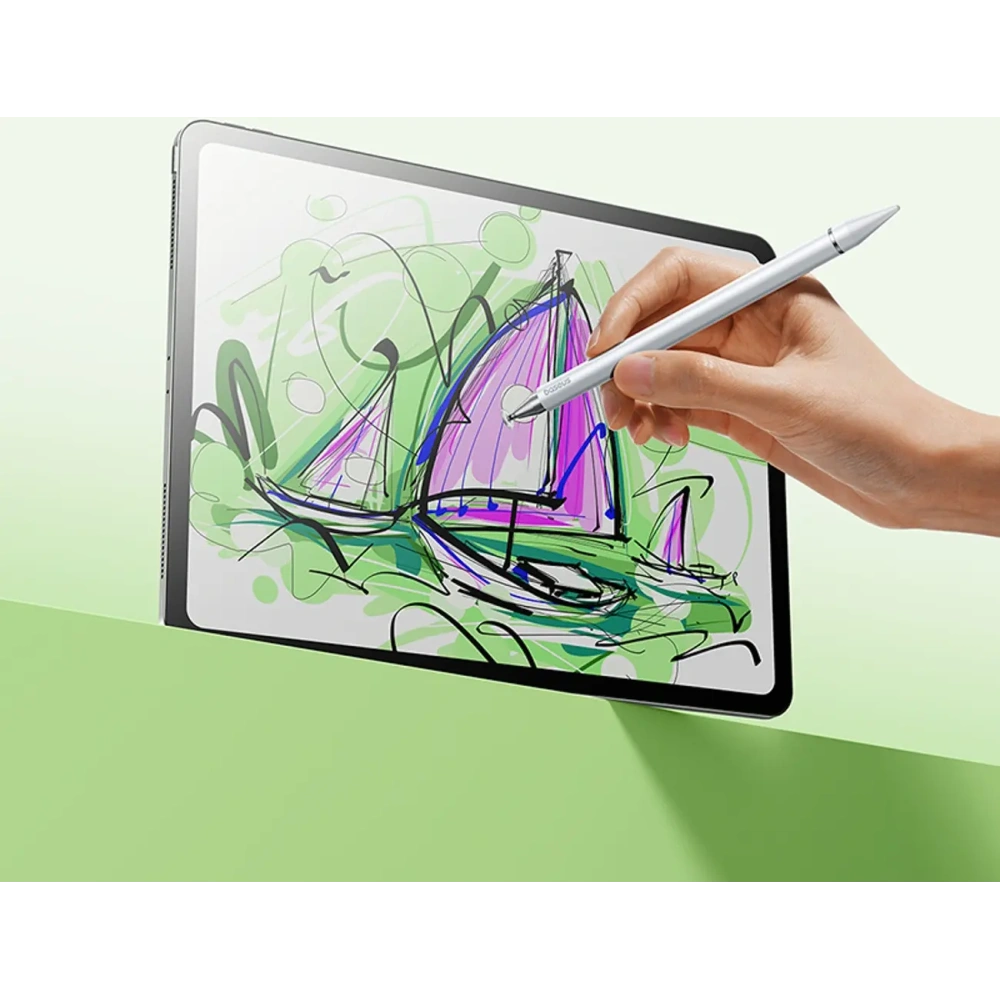 Rysik Baseus Smooth Writing III 3w1 stylus pasywny wersja niemagnetyczna biały
