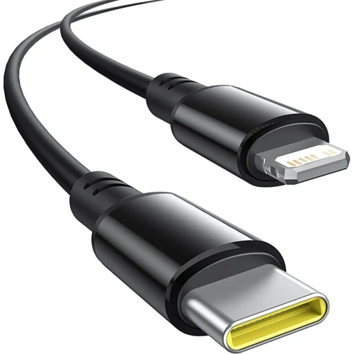 Ładowarka samochodowa Baseus Circular 60W USB-A, USB-C z wbudowanym kablem Lightning, USB-C 1.4m czarna