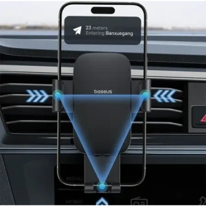 Uchwyt samochodowy do kratki Baseus Metal Age 3 grawitacyjny czarny