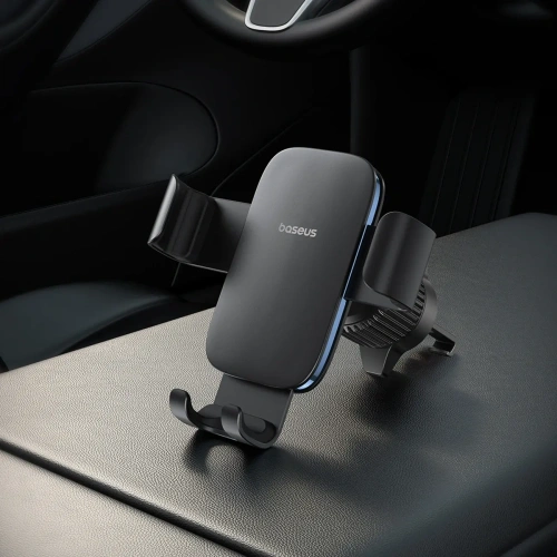 Uchwyt samochodowy do kratki Baseus Metal Age 3 grawitacyjny czarny