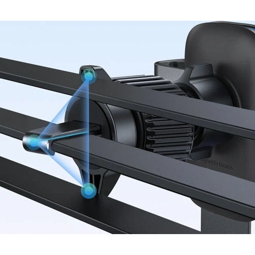 Uchwyt samochodowy do kratki Baseus Metal Age 3 grawitacyjny czarny