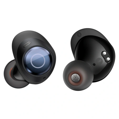 Bezprzewodowe słuchawki dokanałowe Baseus Bowie MA20 Pro TWS ANC IPX6 czarne