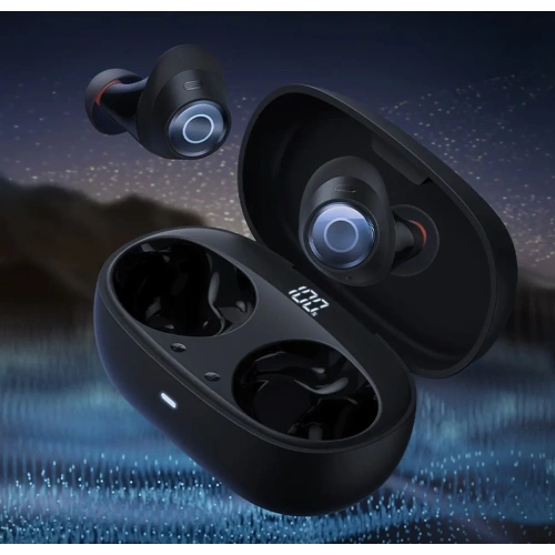 Bezprzewodowe słuchawki dokanałowe Baseus Bowie MA20 Pro TWS ANC IPX6 czarne