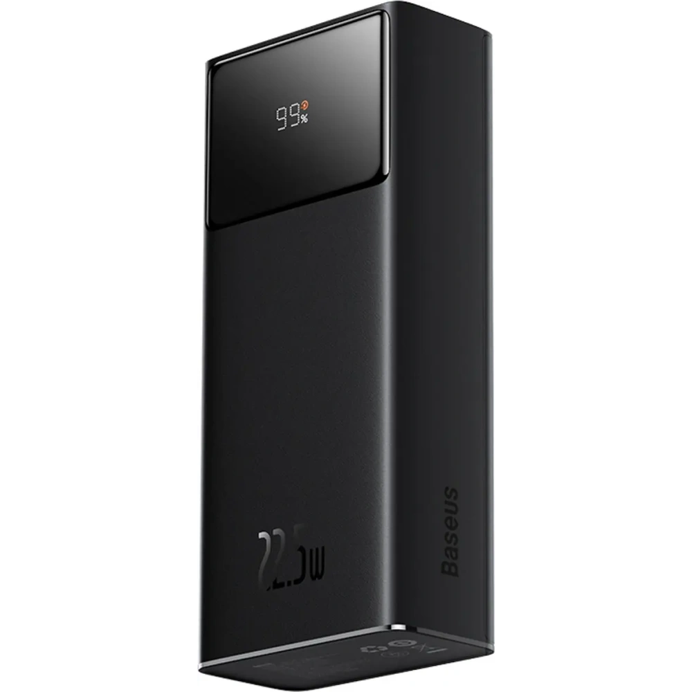 Powerbank Baseus EnerFill FP41 30000mAh 22.5W z kablem Baseus Simple USB-A / USB-C 3A 30cm czarny