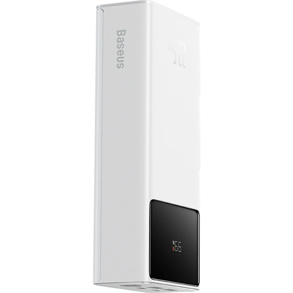 Powerbank Baseus EnerFill FP41 30000mAh 22.5W z kablem Baseus Simple USB-A / USB-C 3A 30cm biały