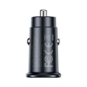 Ładowarka samochodowa Baseus GoTrip USB-A, USB-C 30W czarna