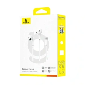 Słuchawki douszne Baseus Encok CZ19 USB-C białe